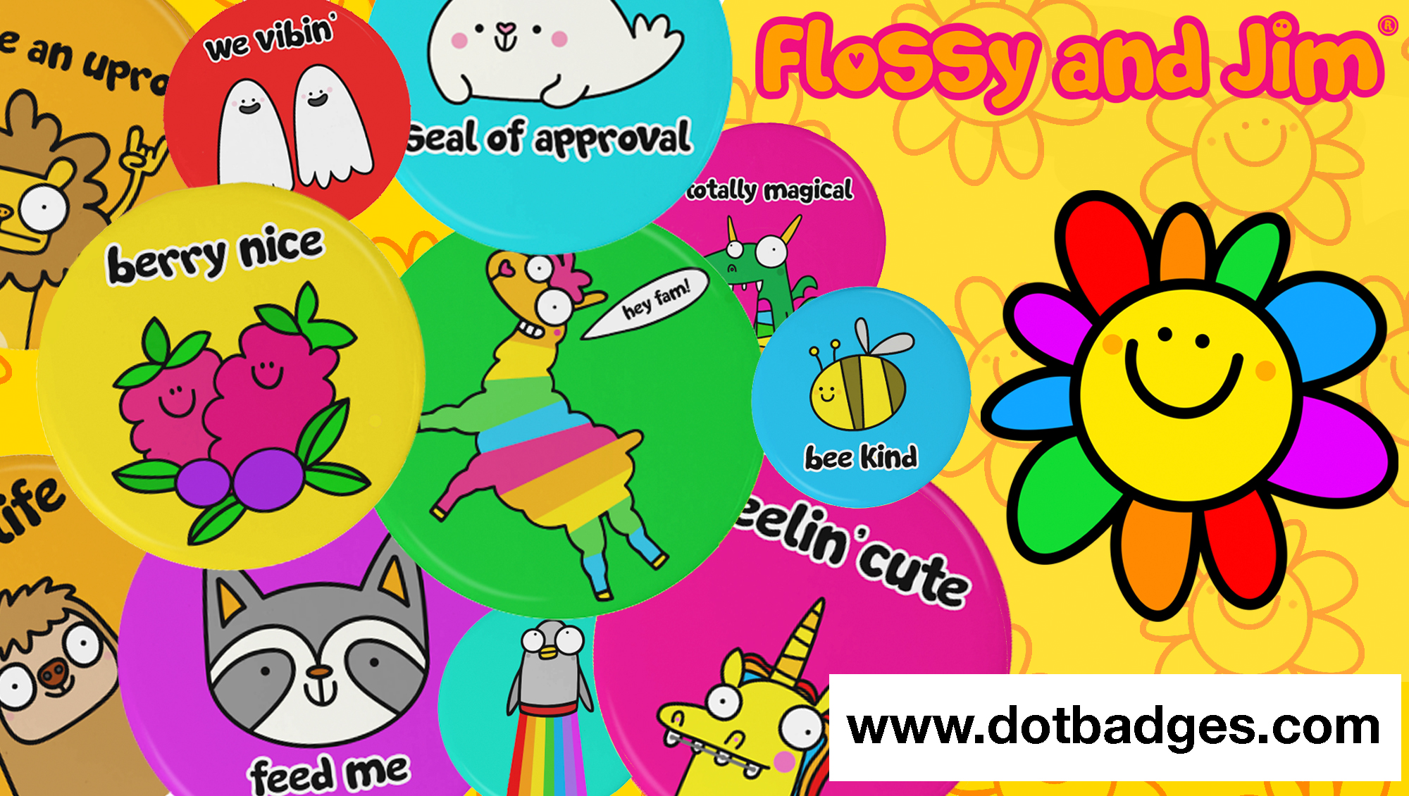 Flossy and Jim Partners with Dot Badges for launch into India