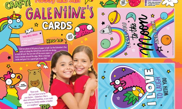 Flossy & Jim celebrates all female friendships with ‘Galentines’ in 100% magazine