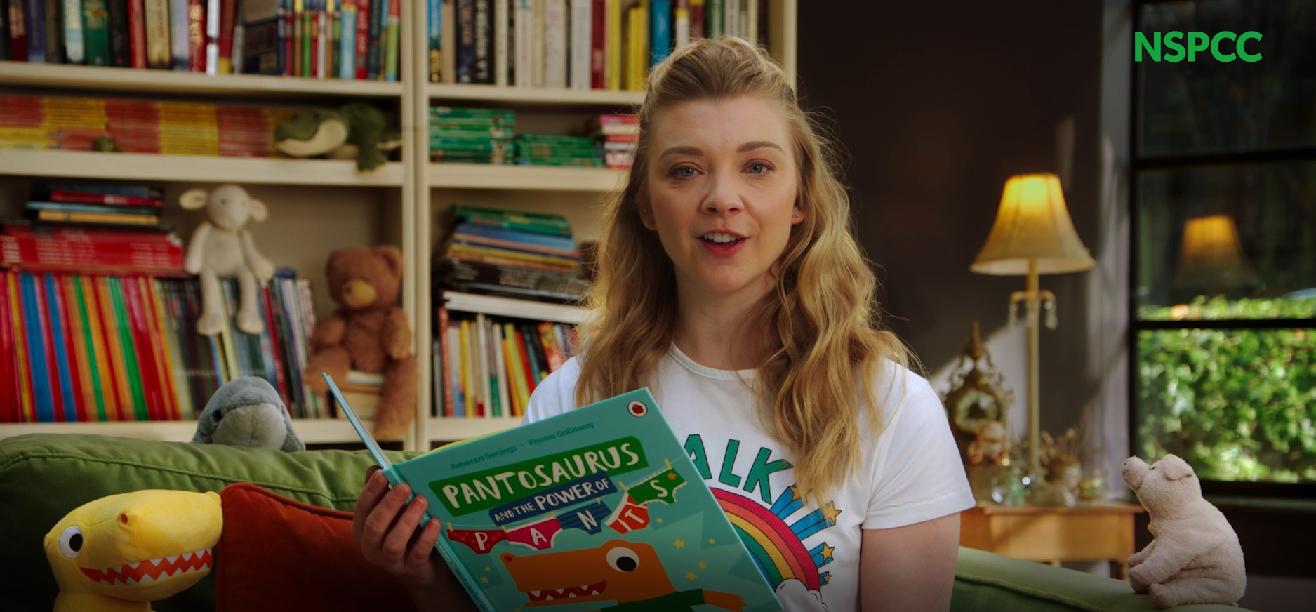 NSPCC’s Pantosaurus and the Power of Pants Read Aloud Video By Natalie Dormer