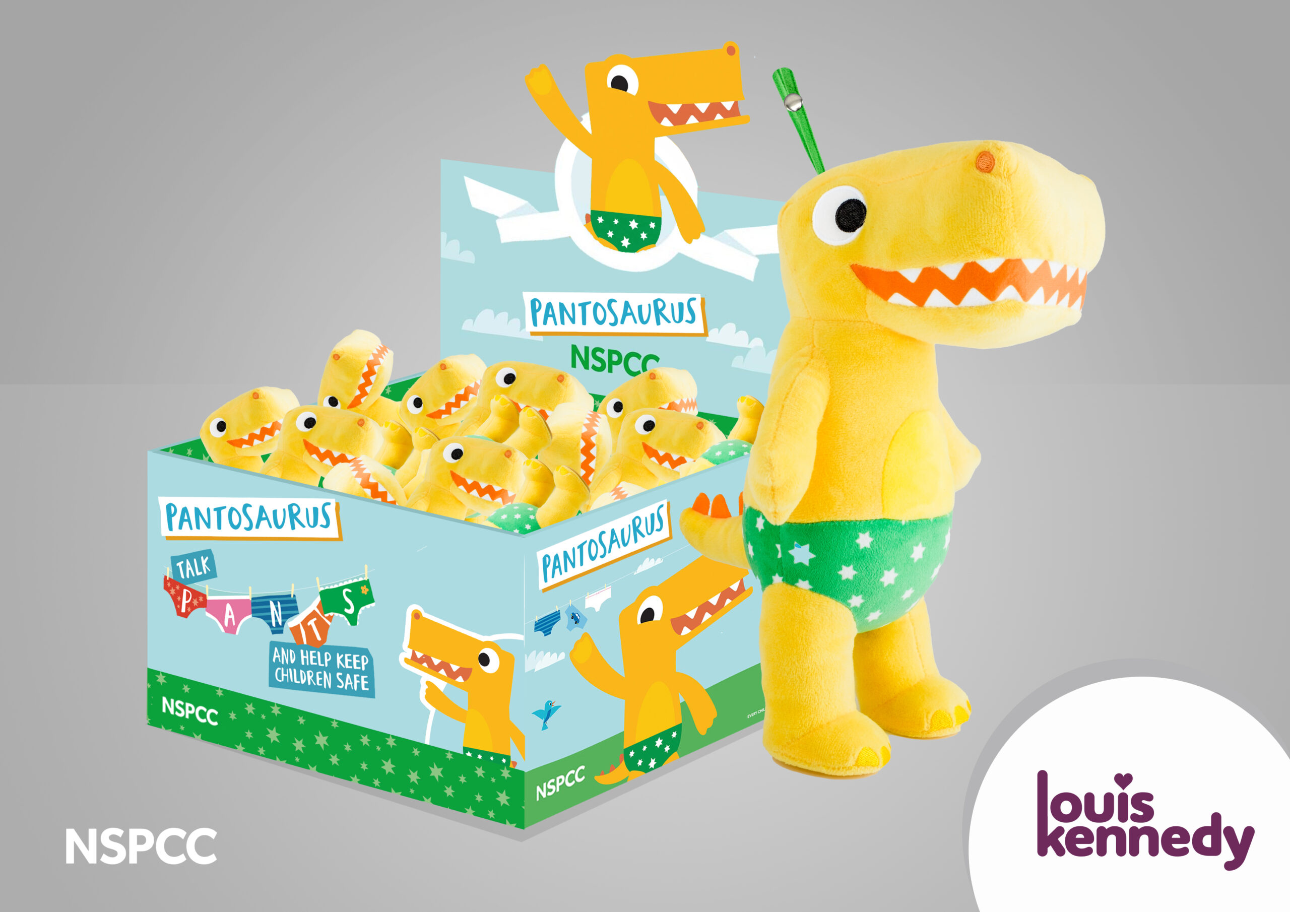 Louis Kennedy partners with the NSPCC for promotional plush